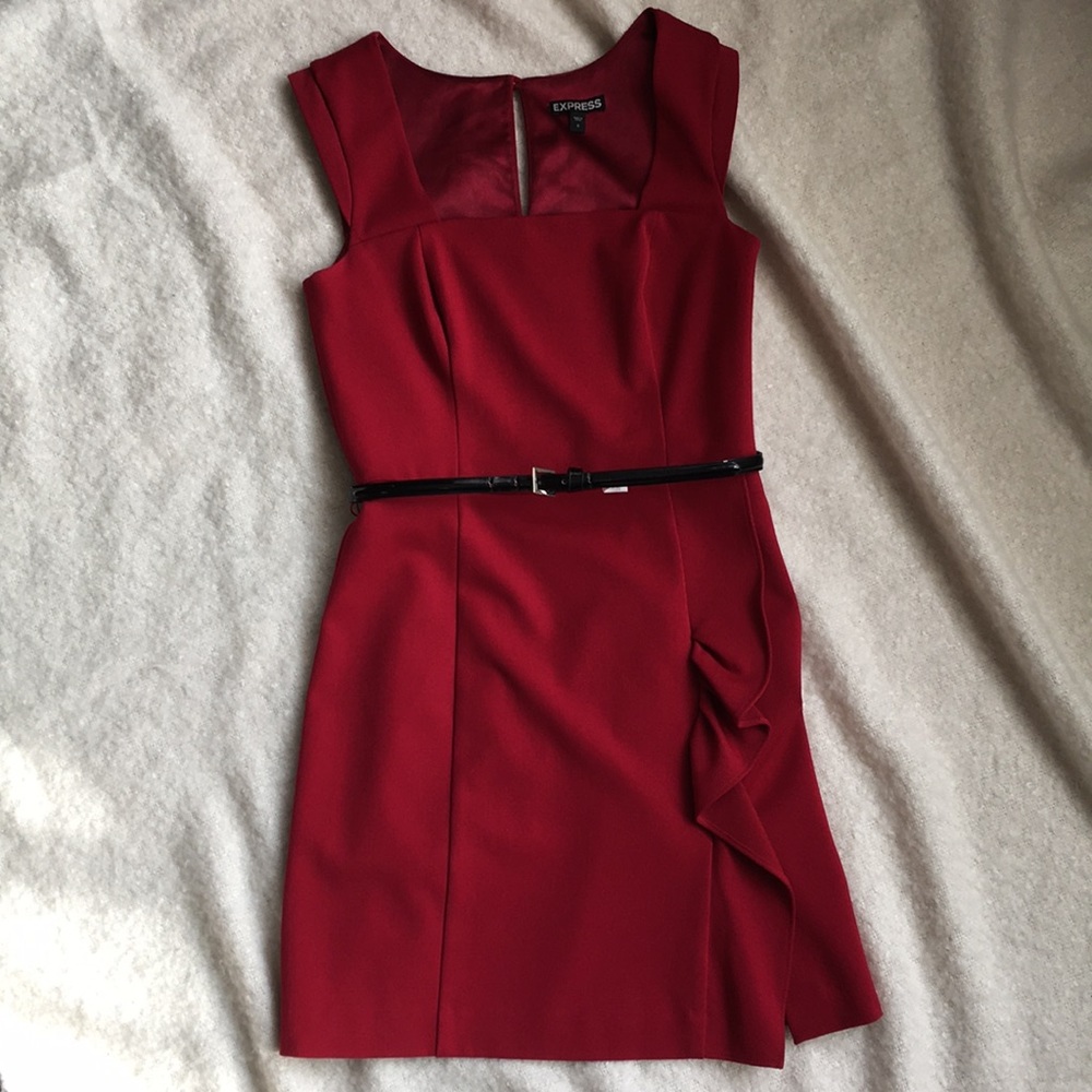 Red dress from Express